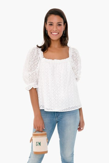 Eyelet Iris Blouse | Tuckernuck (US)