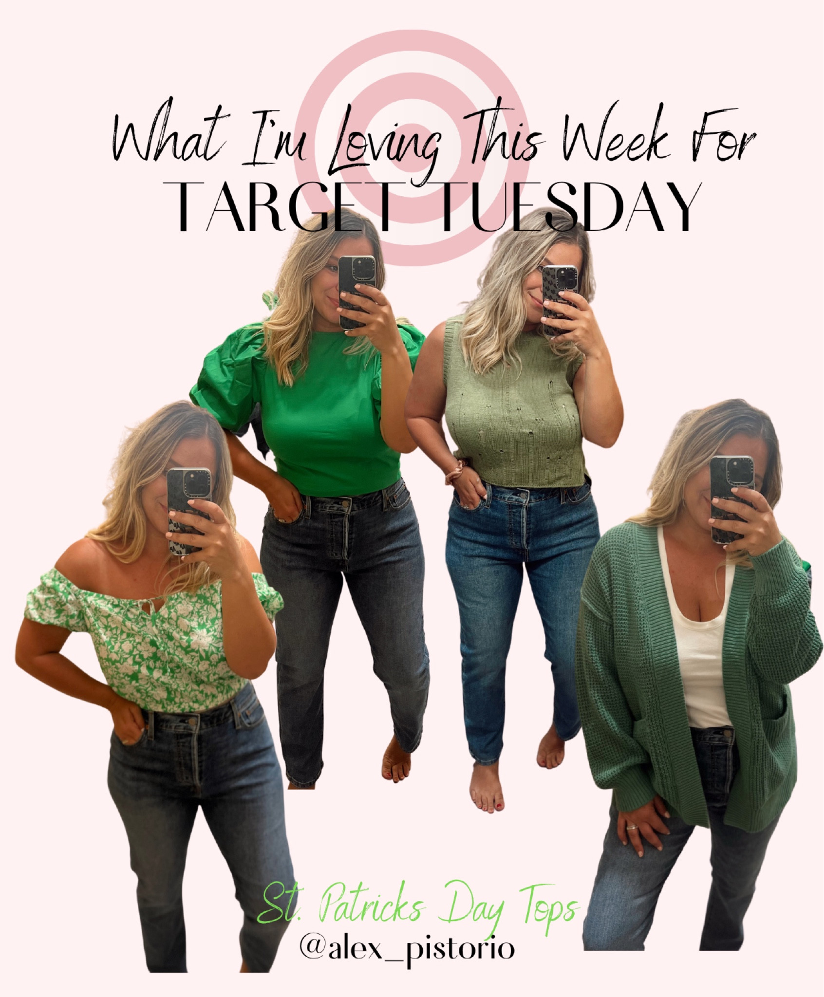 Here’s some green for st Patrick’s day!! 

Wearing a large in all! 


Target 
Target finds
Target style
St pattys day 
St Patrick’s day 
Midsize style
Midsize fashion 


#LTKunder50 #LTKSeasonal #LTKFind