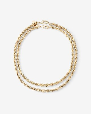 Double Rope Chain Necklace Set | Express