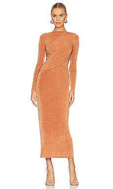 Significant Other Rosie Dress in Caramel from Revolve.com | Revolve Clothing (Global)