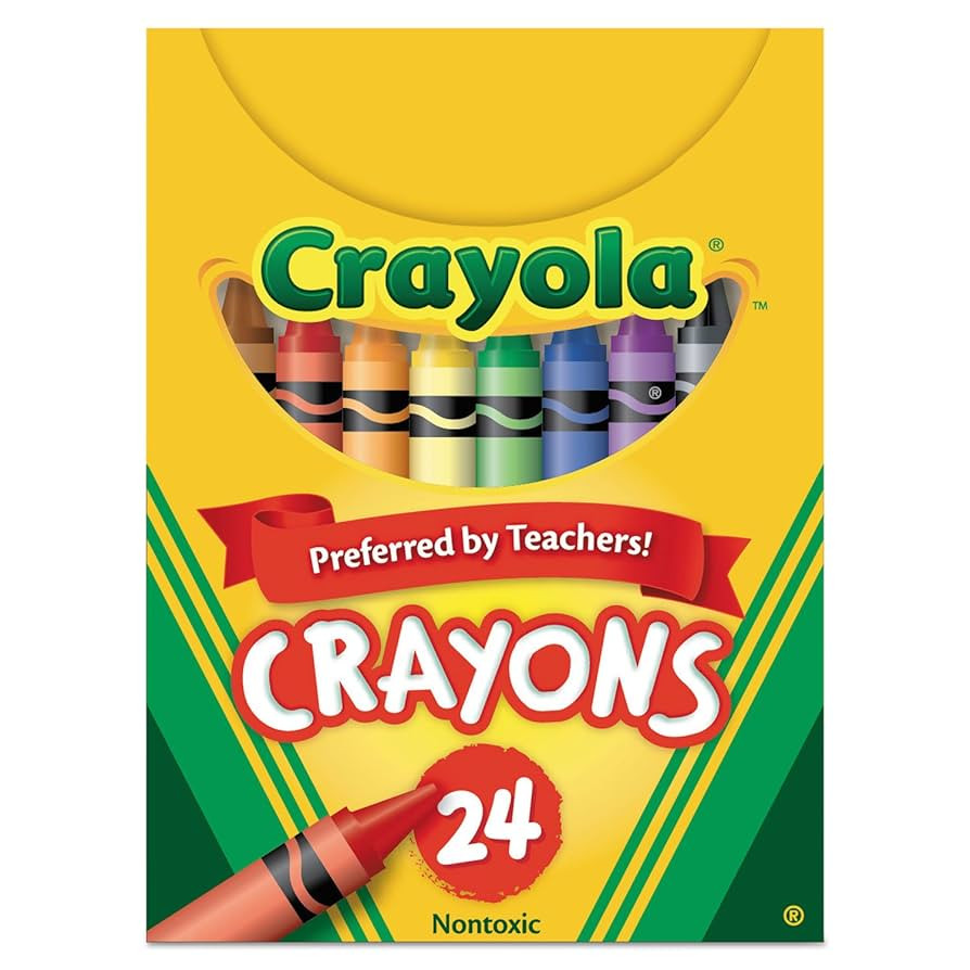 Crayola(R) Assorted Color Crayon Set, 24-Count Box | Amazon (US)