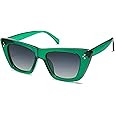 SOJOS Retro Trendy Cat Eye Polarized Sunglasses for Women Cute Stylish UV400 Sunnies SJ2199 | Amazon (US)