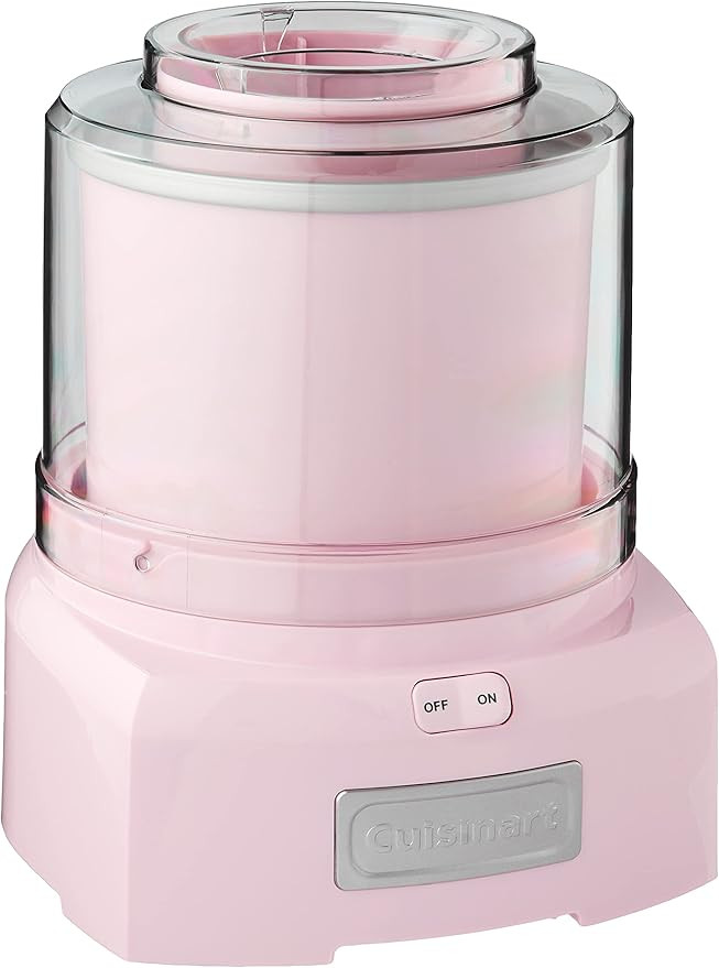Cuisinart ICE-21PK Frozen Yogurt - Ice Cream & Sorbet Maker, Pink | Amazon (US)