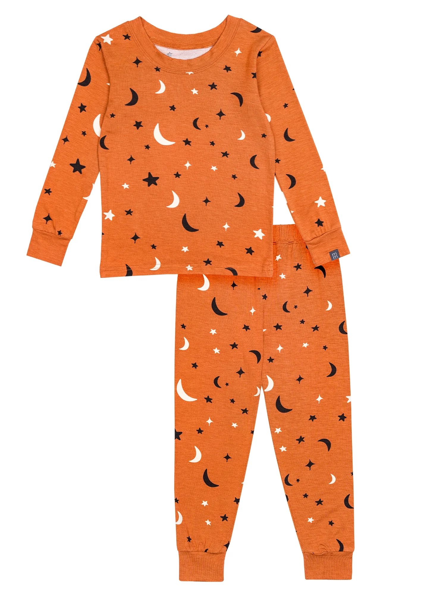 Modern Moments by Gerber Toddler Neutral Halloween Pajama Set, 2-Piece, Sizes 12M-5T | Walmart (US)