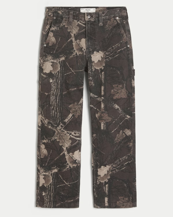 Camo Baggy Painter Jeans | Hollister (US)