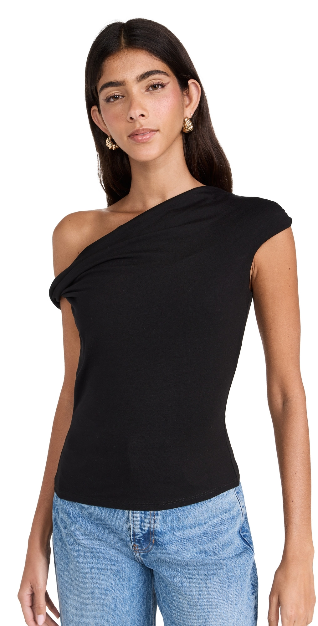 Reformation Cello Knit Top Black M | Shopbop