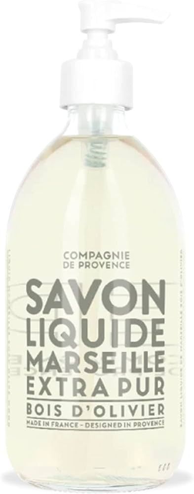 Compagnie de Provence Savon de Marseille Extra Pure Liquid Soap - Olive Wood - 16.7 Fl Oz Glass P... | Amazon (US)