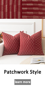 Kevin Textile Linen Pillow Covers, Square Throw Pillow Covers Set of 2, Boho Woven Texture Decora... | Amazon (US)