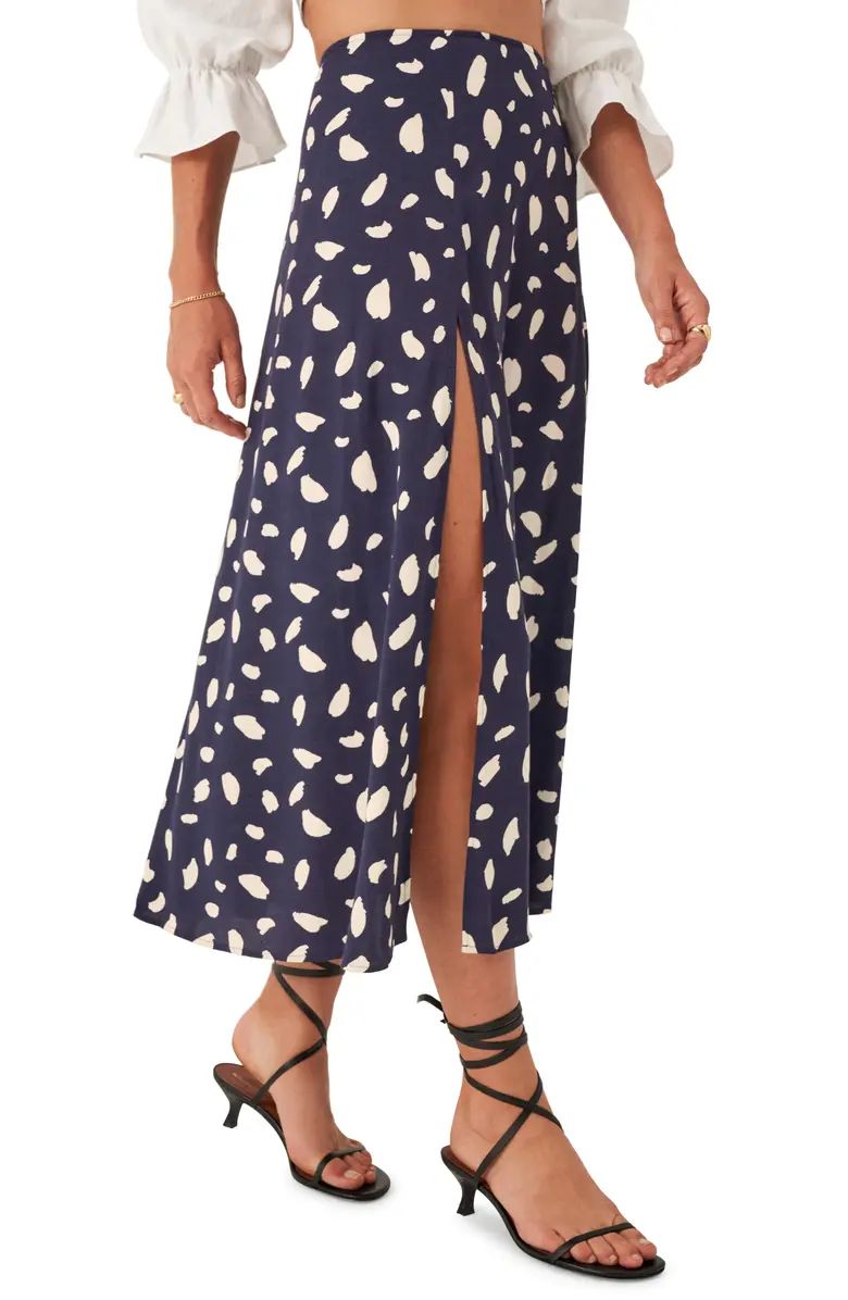 Zoe Side Slit Midi Skirt | Nordstrom