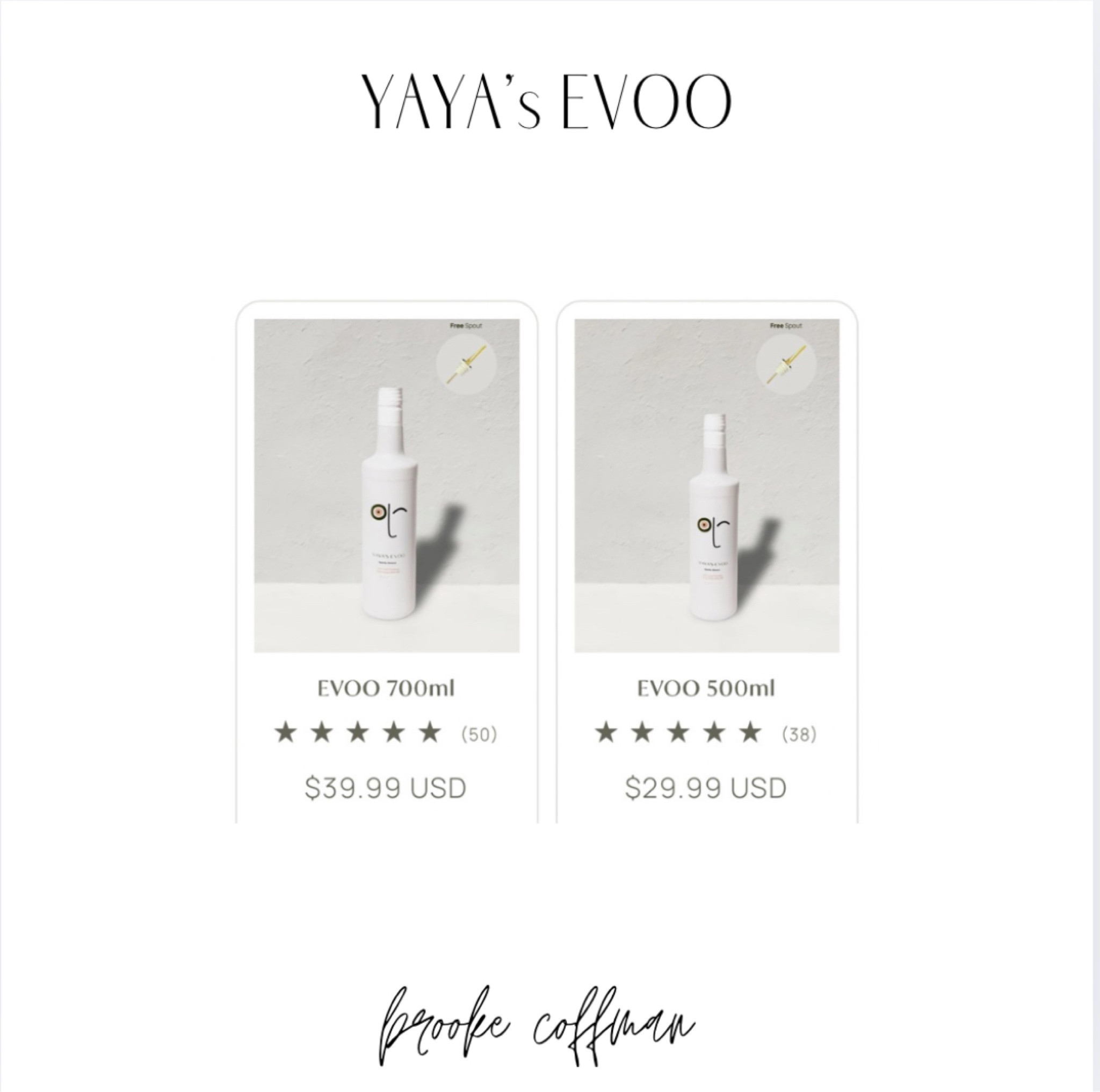 A must have kitchen pantry essential - YAYA Extra virgin olive oil from a family grove in Greece!! Organic, smooth, low acidity - the best and so reasonable!! 

#yayasevoo