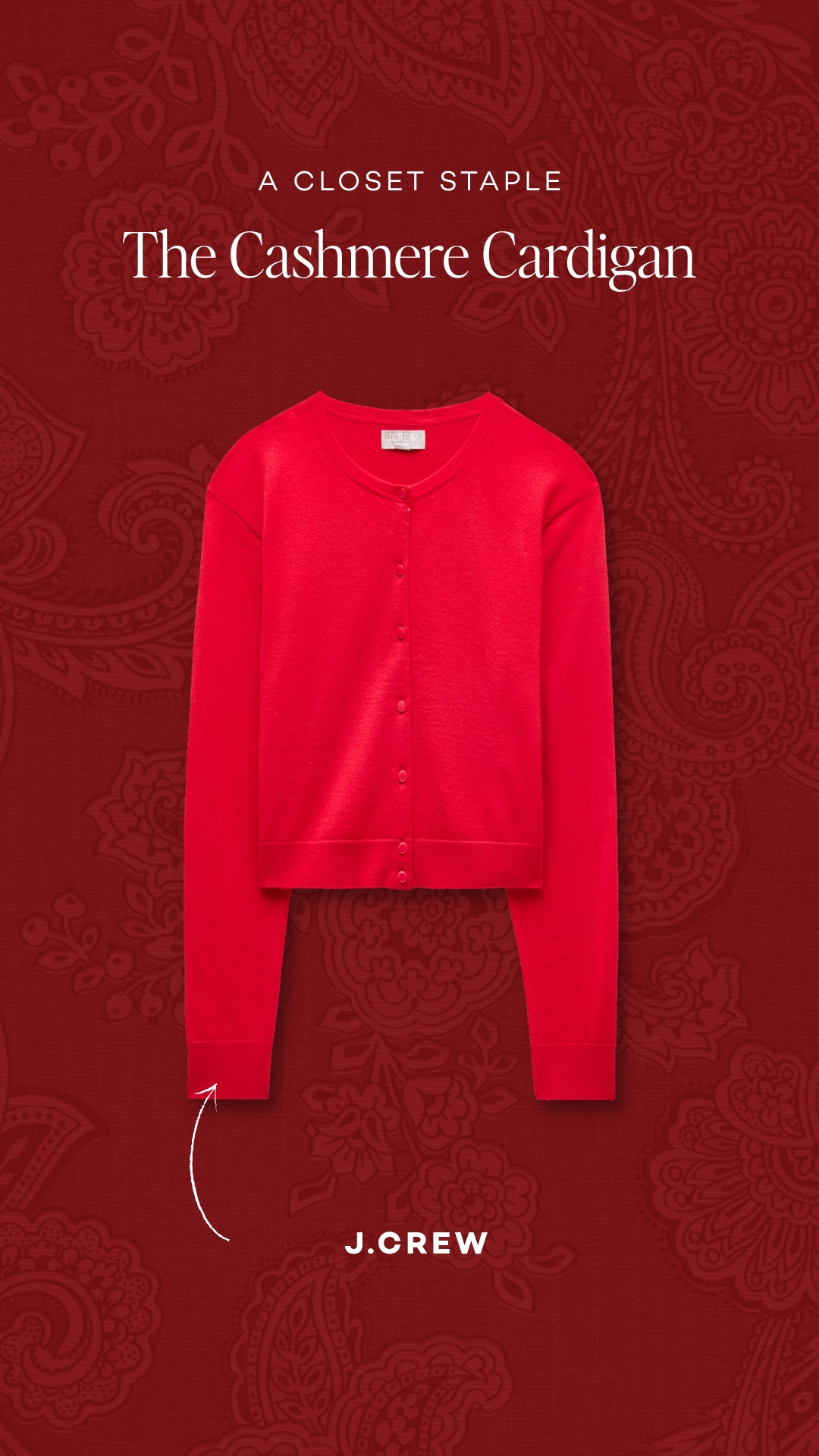 A closet staple for a reason 🧡 This cashmere cardigan is soft, cozy, and exactly the shade of red I keep reaching for this season.

#jcrew #cashmerecardigan #fallstaple #closetessentials