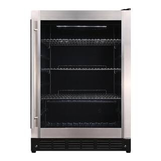 23.4 in. 50 Bottle, 154 Can, Wine and Beverage Cooler with Stainless Steel Door | The Home Depot
