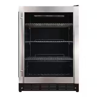 23.4 in. 50 Bottle, 154 Can, Wine and Beverage Cooler with Stainless Steel Door | The Home Depot