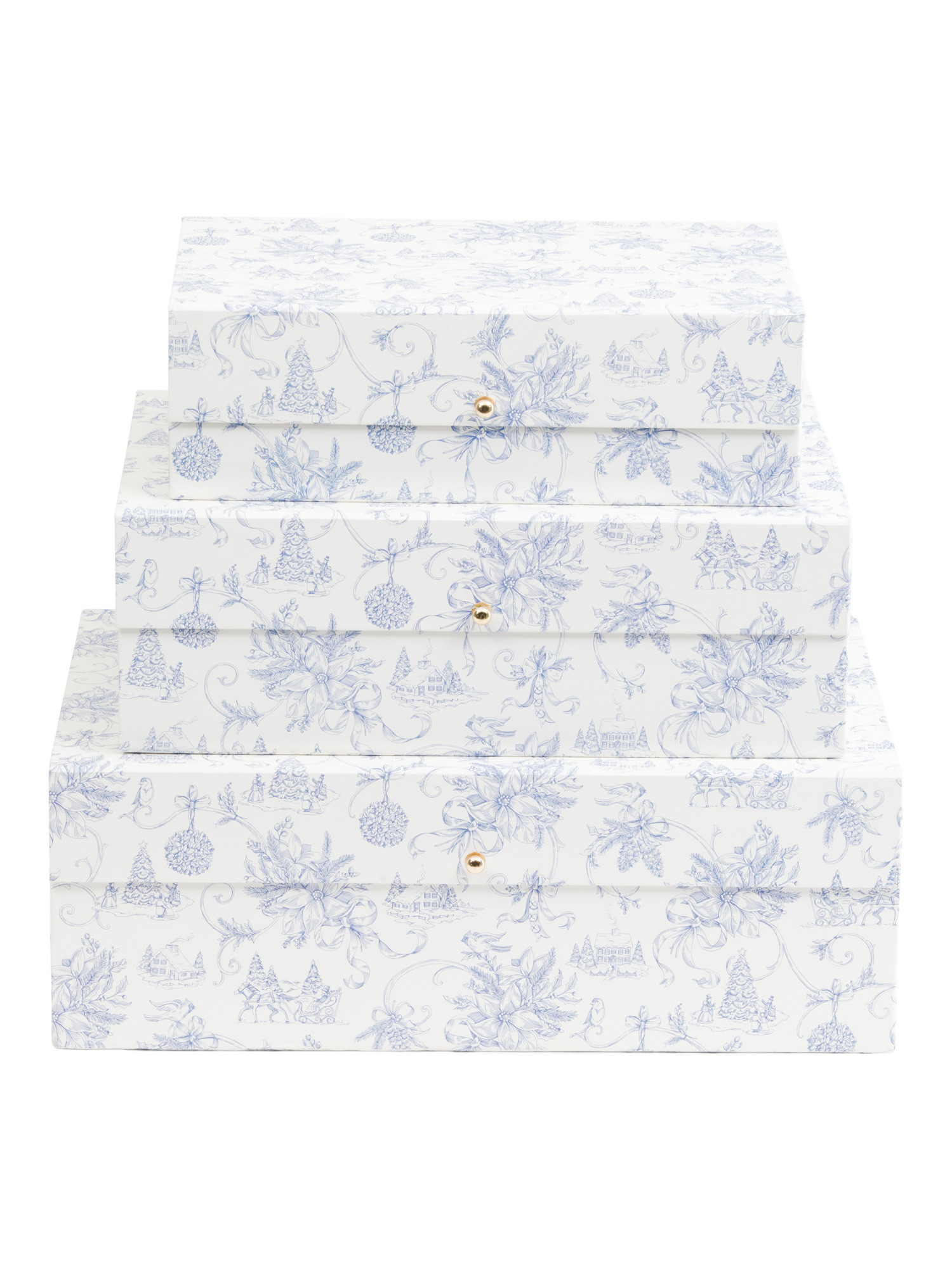 Set Of 3 Decorative Boxes With Flip Top Lids | Pillows & Decor | Marshalls | Marshalls