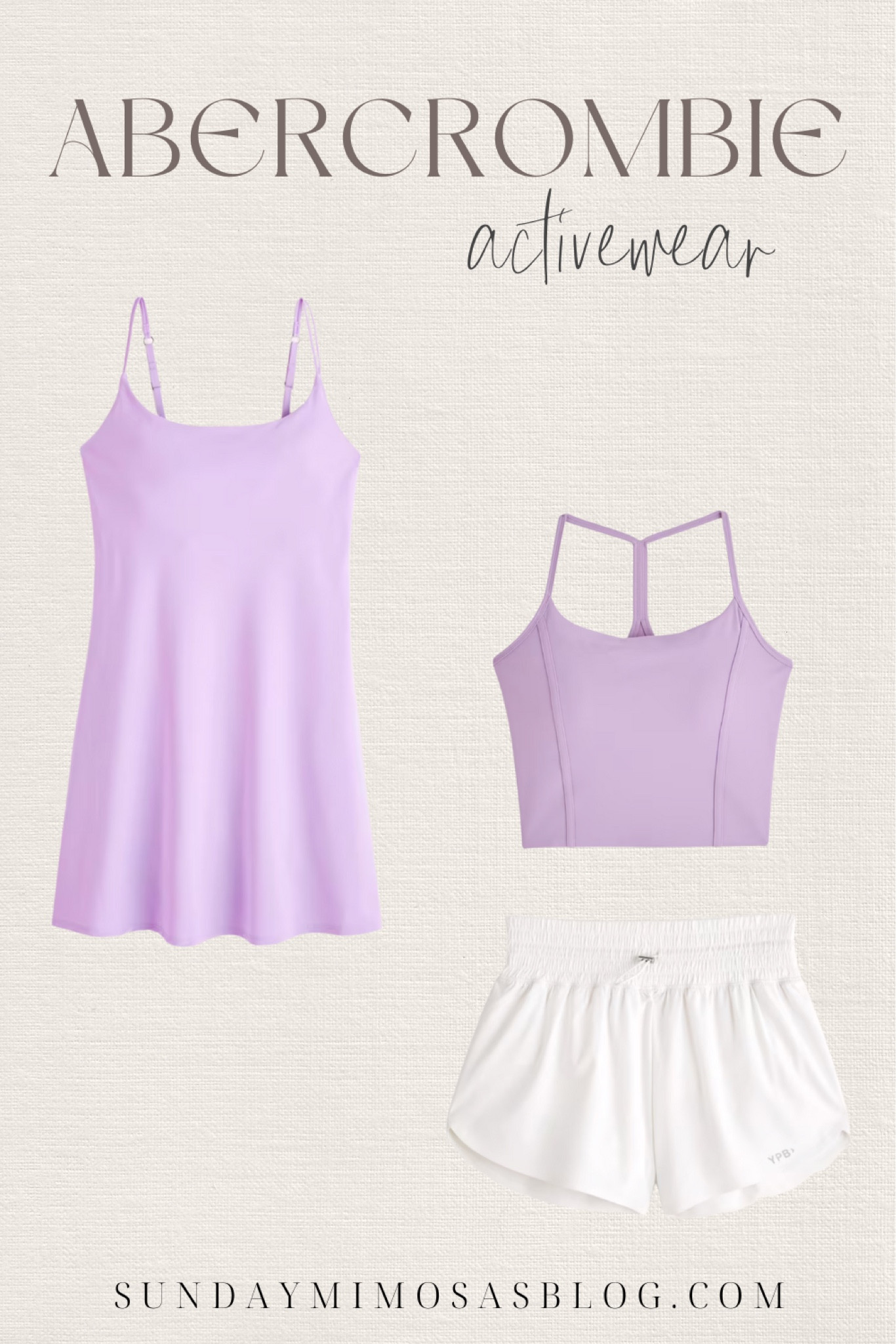 Currently loving all things lavender! How cute is this Abercrombie lavender tennis dress!? 

YPB white shorts, Abercrombie workout tank, Abercrombie tennis dress, Abercrombie shorts, Abercrombie white shorts, Abercrombie sale, lavender activewear, Abercrombie activewear #abercrombieactivewear #lavendertennisdress #abercrombietennisdress #ypbshorts #ypb #abercrombieworkouttank 

#LTKfit #LTKFind #LTKstyletip