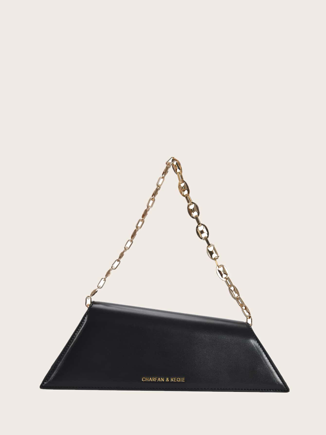 Letter Graphic Baguette Bag | SHEIN