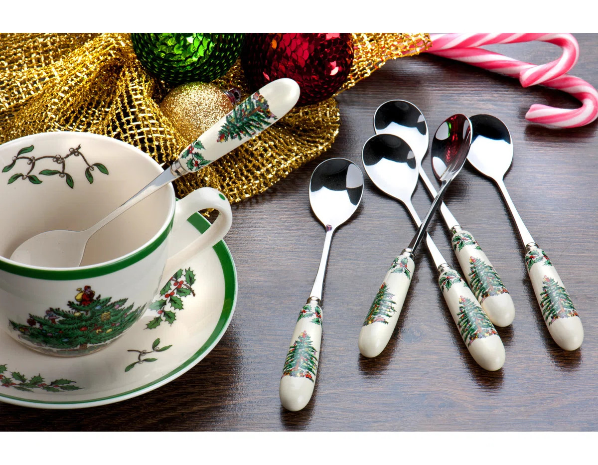 Spode Christmas Tree Teaspoons 6" (Set of 6) | Wayfair North America