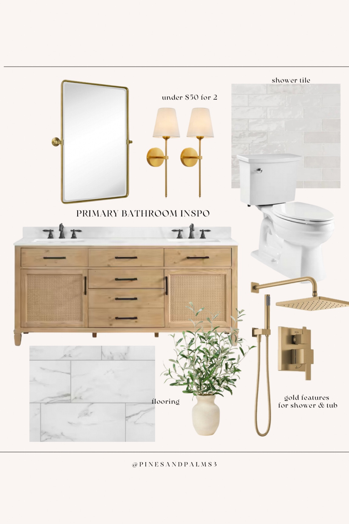 primary bathroom, vanity, mirror, toilet 

#LTKhome #LTKstyletip #LTKfindsunder50