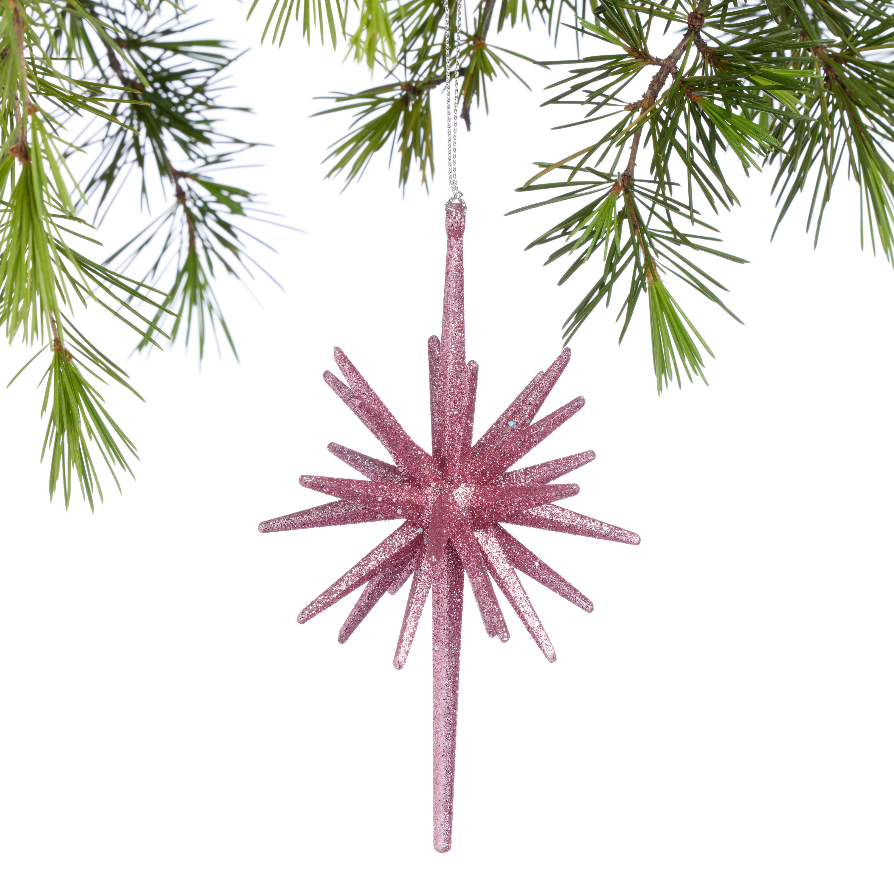 Pink Atomic Starburst Ornament - World Market | World Market