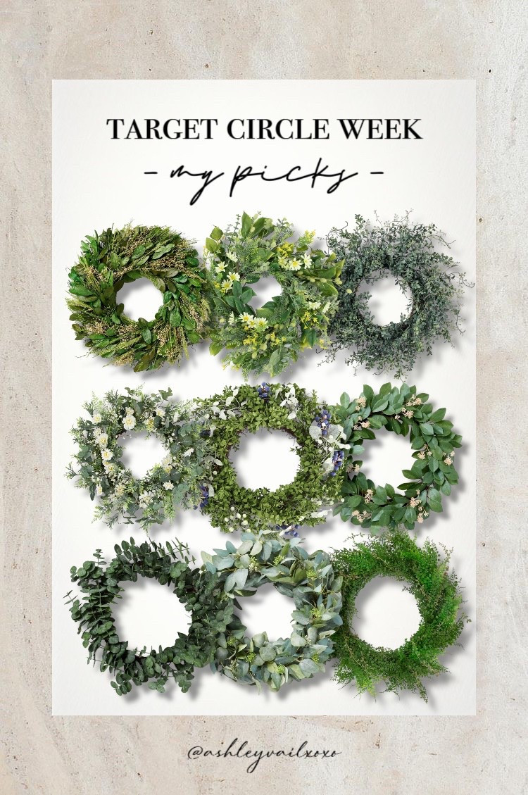 my Target Circle Week picks- Spring wreaths 🤍✨🌿

#LTKFindsUnder50 #LTKSeasonal #LTKSaleAlert