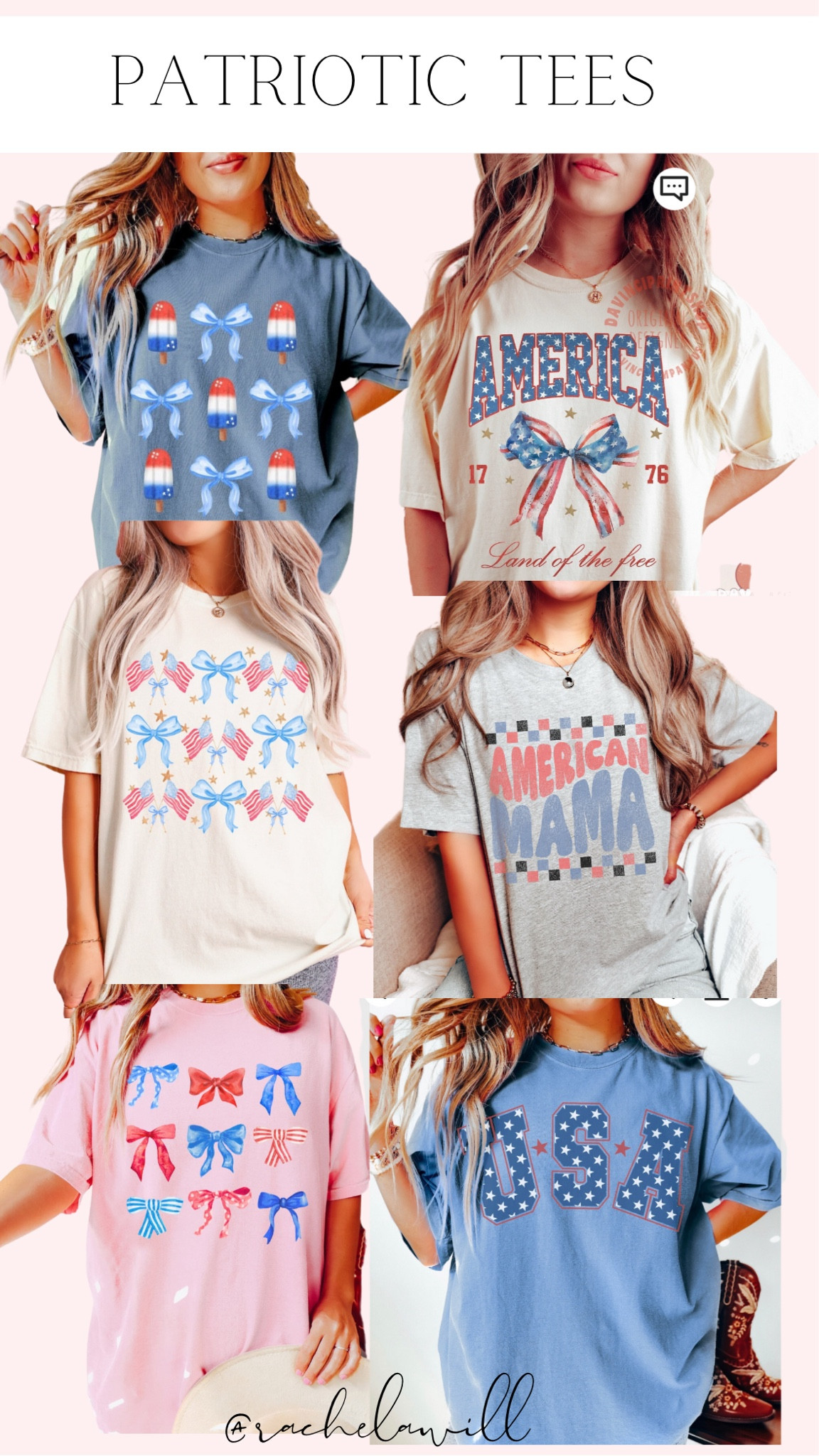 Memorial Day Shirts 🇺🇸
Fourth of July Shirts 🎆

#patriotic #patrioticoutfit #patriotictshirt 
#memorialday #memorialdayoutfit #fourthofjuly #fourthofjulyoutfit 

#LTKSeasonal #LTKsalealert #LTKparties
