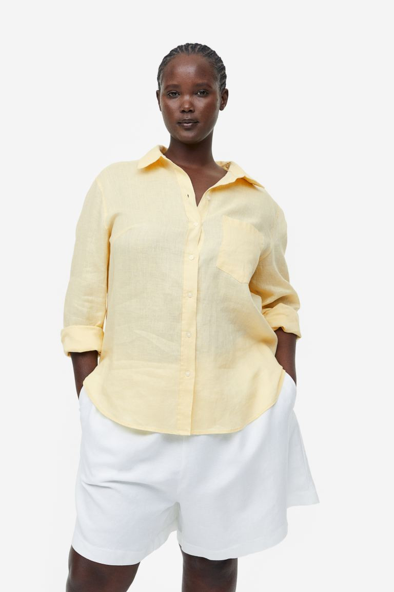 Linen shirt | H&M (UK, MY, IN, SG, PH, TW, HK)