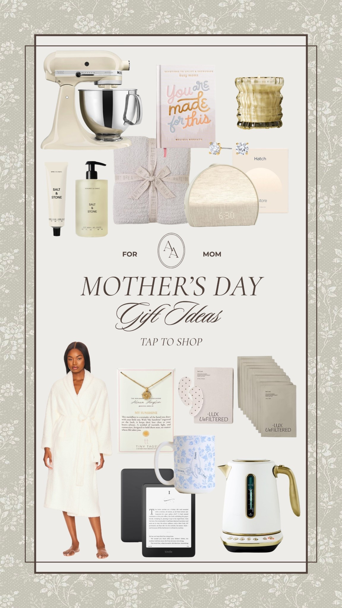 Mother’s Day gift ideas for the special mothers or grandmothers in your life 🤍✨. Lots from Amazon or Revolve with fast shipping + arrival before Mother’s Day weekend! Shop gifts she will truly love featuring cozy essentials, luxe kitchen essentials, jewelry, and more! 

#LTKmomlife #LTKMothersDay #LTKSeasonal