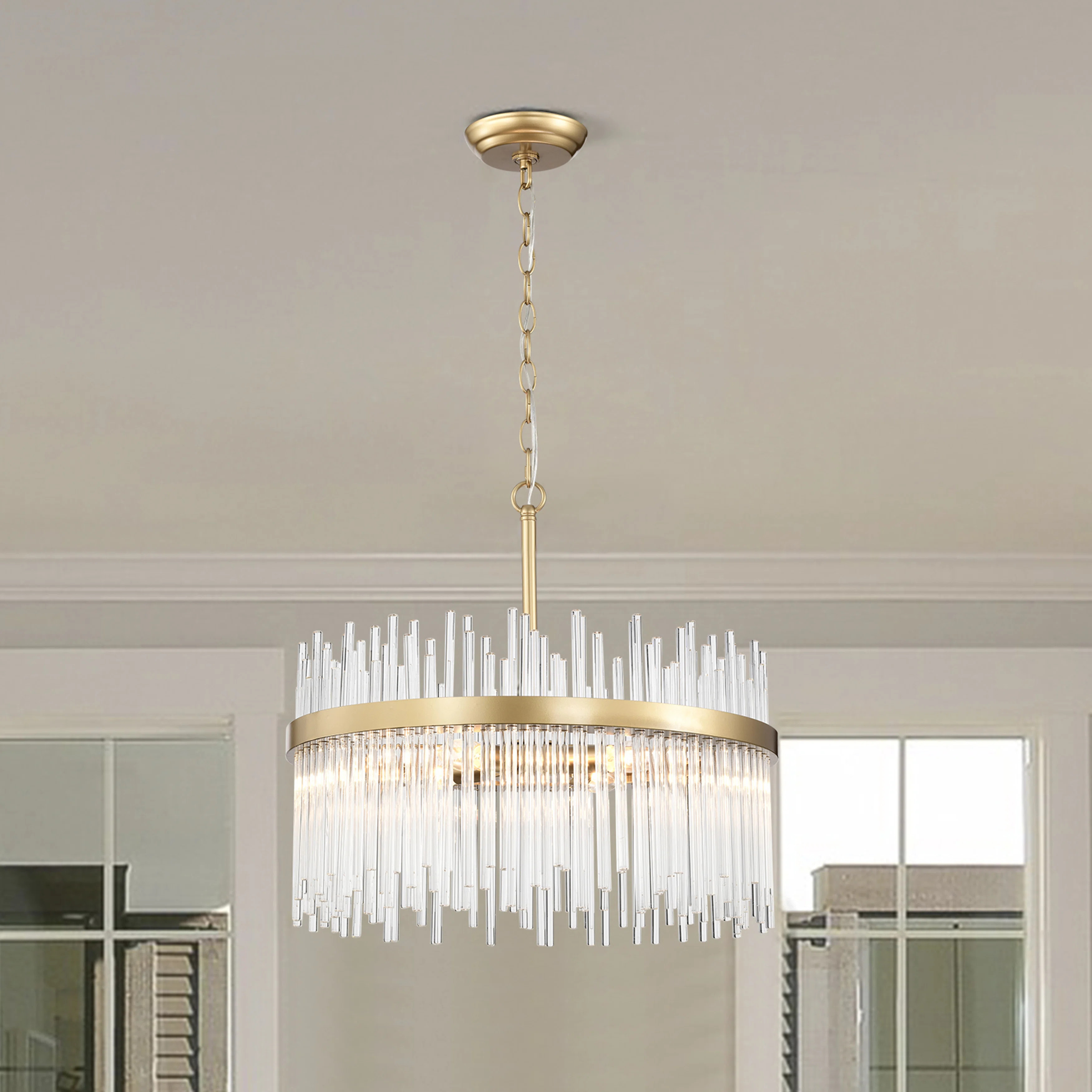 Willa Arlo™ Interiors Kensington 5 - Light 19.7" Unique/Statement Cylinder Chandelier & Reviews... | Wayfair North America