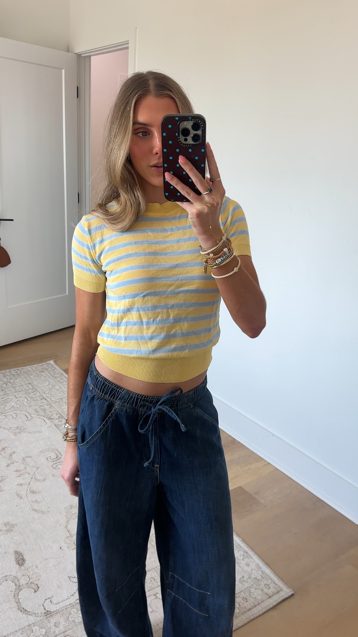 Amazon size small Chevara Women’s Striped Knit Sweater Short Sleeve Crew Neck Cropped Lightweight Pullover Knit T-Shirt

#LTKSeasonal #LTKSaleAlert #LTKootd