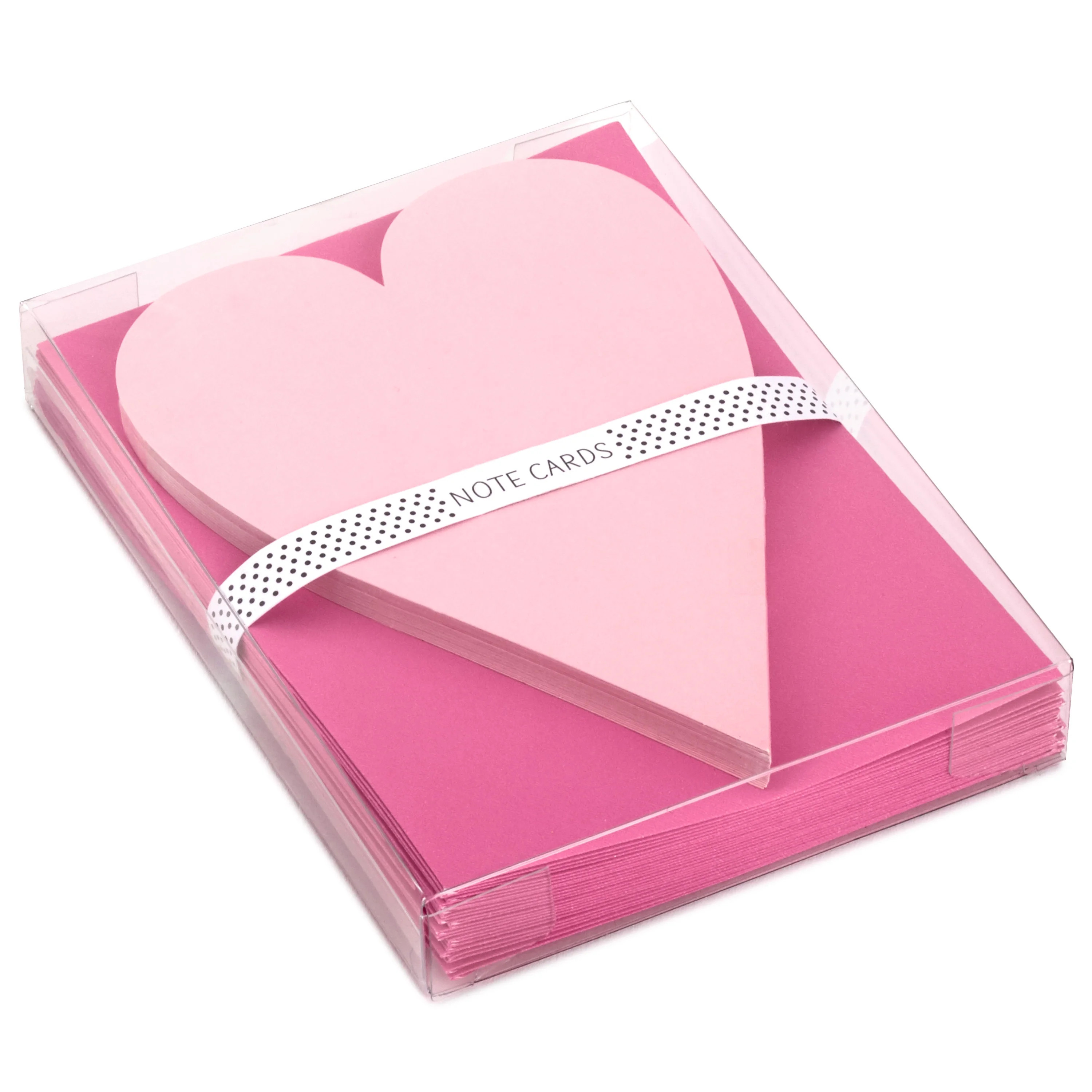 Hallmark Flat Blank All Occasion Note Cards, Pink Heart, 24 Ct. | Walmart (US)