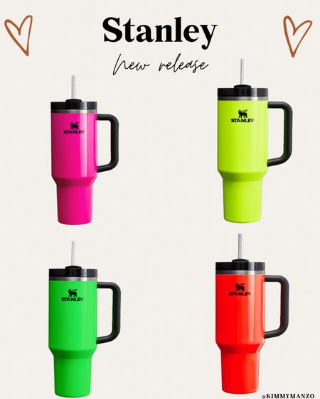 All new Stanley colors are being released today at 12 PM EST! 

Tumbler
Water cup
Neon
90’s aesthetic 

#LTKtravel #LTKhome #LTKfindsunder50
