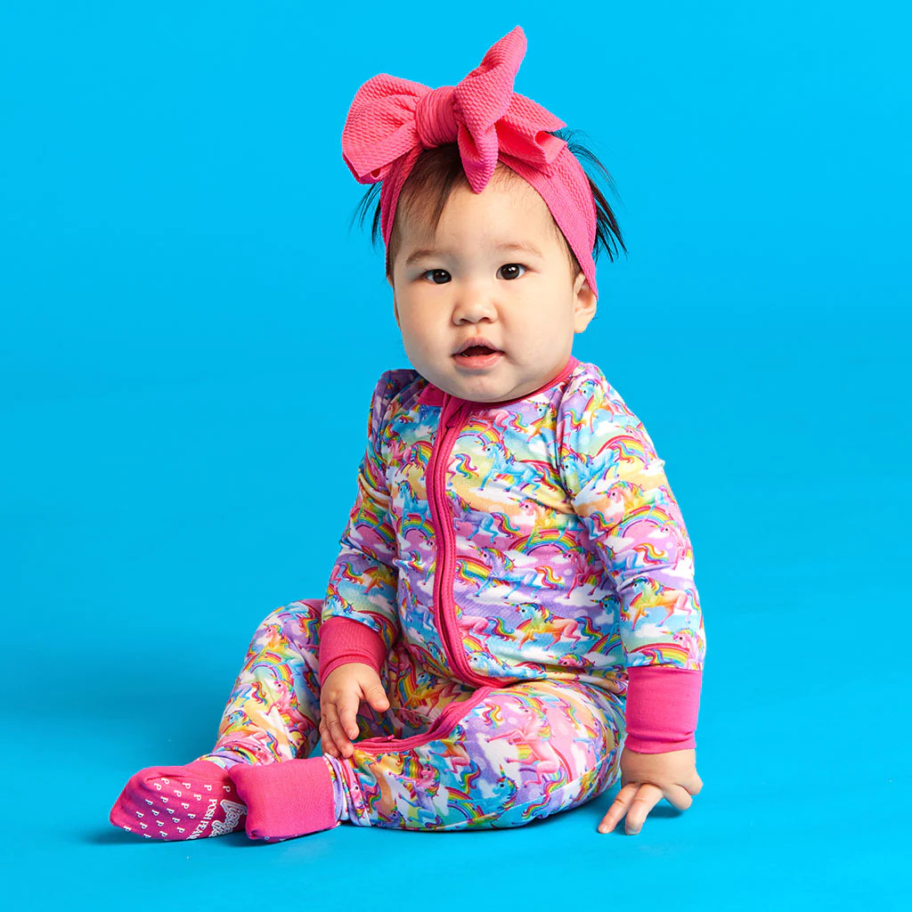 Unicorns Multi Baby Convertible Sleeper | Lisa Frank® Markie™ Magic | Posh Peanut