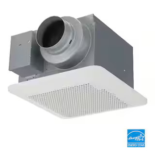 Whisper Choice DC Pick-A-Flow 80/110 CFM Ceiling Bathroom Exhaust Fan with Flex-Z Fast Bracket | The Home Depot