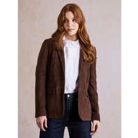 Birch Suede Blazer in Brown | Lakeland Fashion