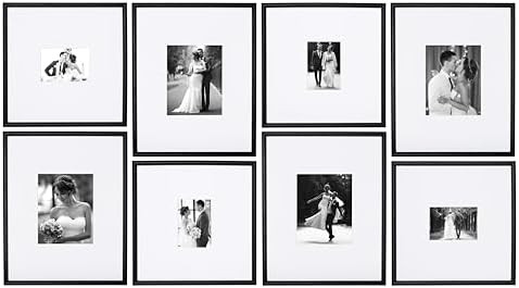 Camden Reed Arcadia Gallery Wall Frame Set, 16x20 and 16x16 Inch Matted Frames, 8x10 and 5x7 Inch... | Amazon (US)