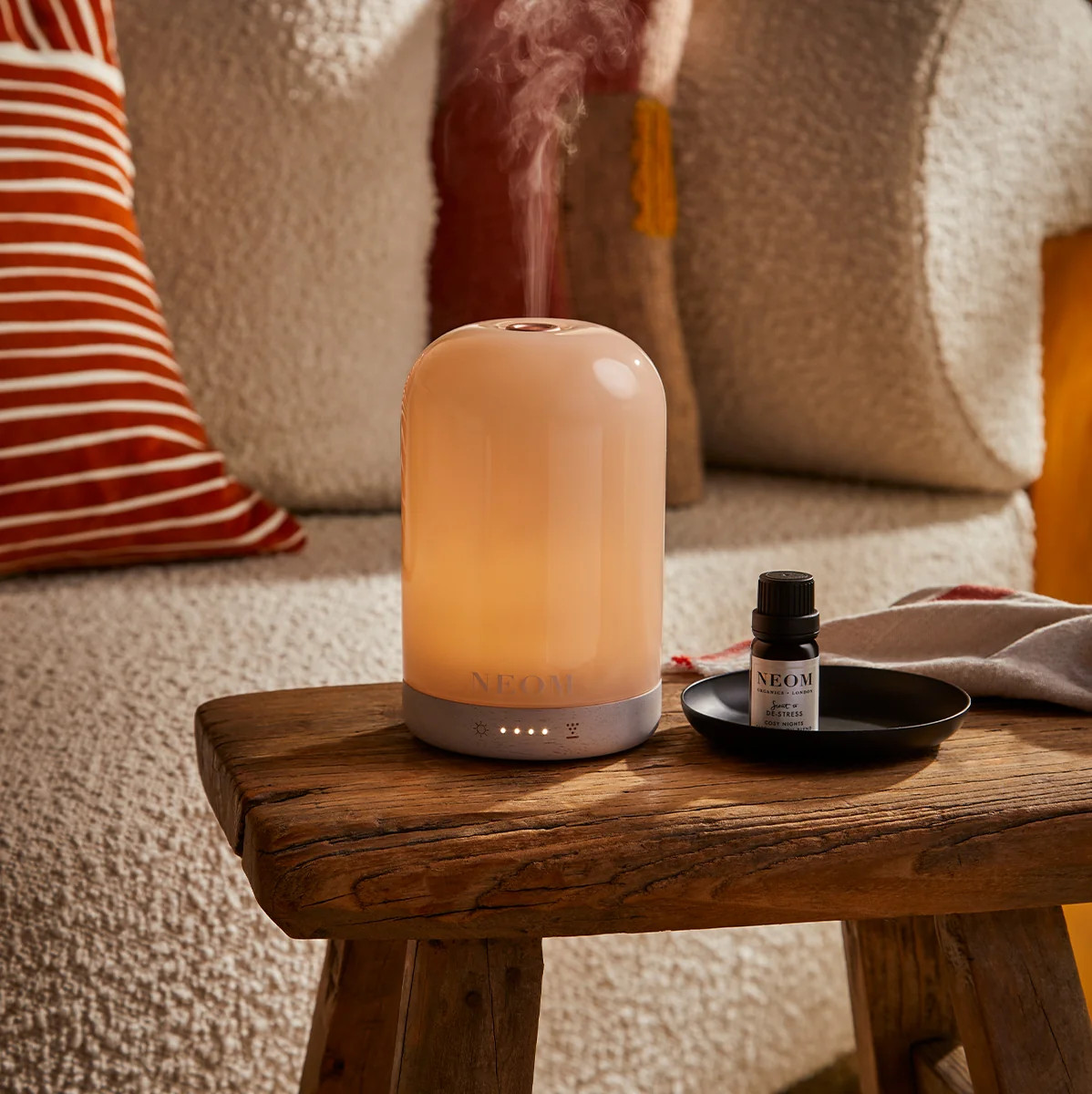 Wellbeing Pod Essential Oil Diffuser With Blush Glass Cover | NEOM Organics