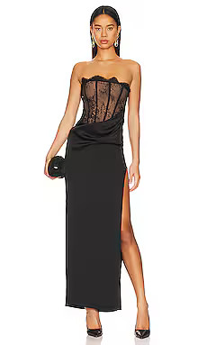 NBD Nalani Maxi Dress in Black from Revolve.com | Revolve Clothing (Global)