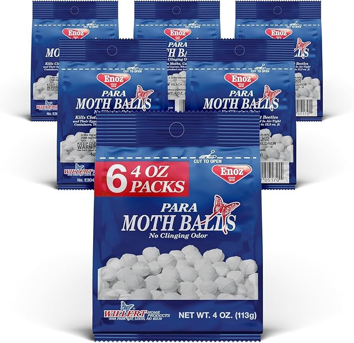 Enoz para Moth Balls for Closets and More - Kills Clothes Moths and Carpet Beetles - Moth Balls f... | Amazon (US)