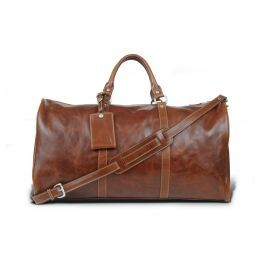 Belmont Cabin Bag - British Tan Florentine Leather | Barrington Gifts