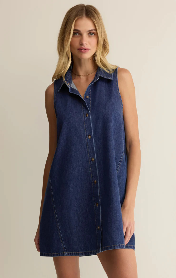 New Light Denim Mini Dress | Z Supply