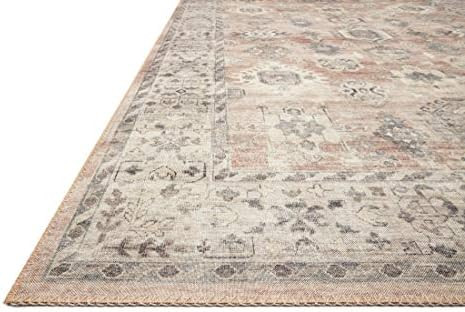 Loloi II Hathaway Collection HTH-03 Java / Multi, Traditional 7'-6" x 9'-6" Area Rug | Amazon (US)
