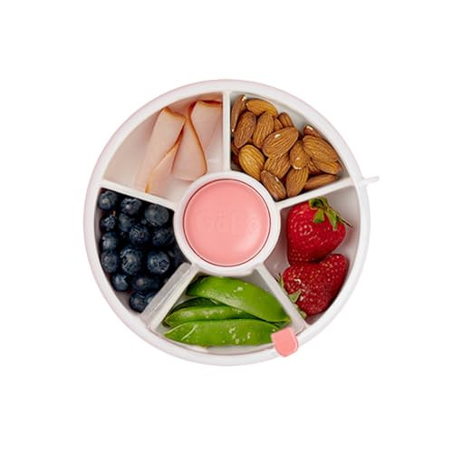 GoBe Kids Original Snack Spinner Bundle with Hand Strap and Sticker Sheet - Reusable Snack Container with 5 Compartment Dispenser and Lid | BPA and PVC Free | Dishwasher Safe | No Spill, Leakproof | Amazon (US)
