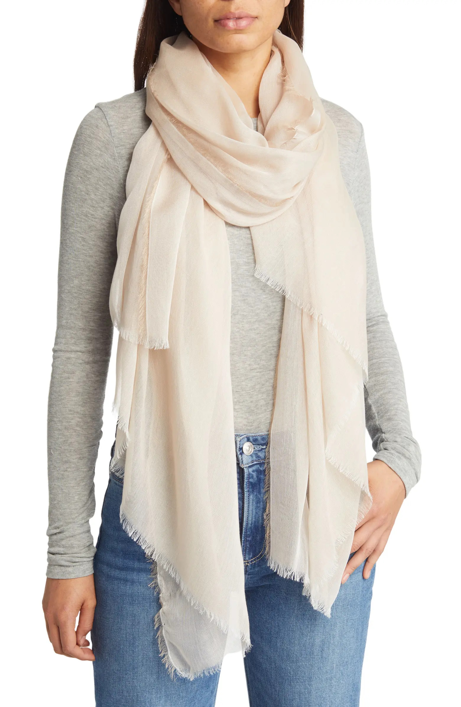 Modal & Silk Scarf | Nordstrom