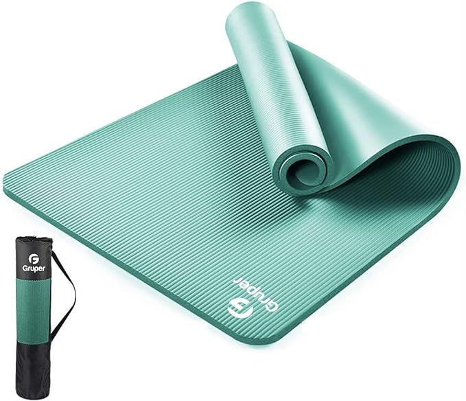 Gruper Thick Yoga Mat Non Slip, Large Size 72"L x 32"W, Premium Exercise & Fitness Mat with Carry... | Amazon (US)