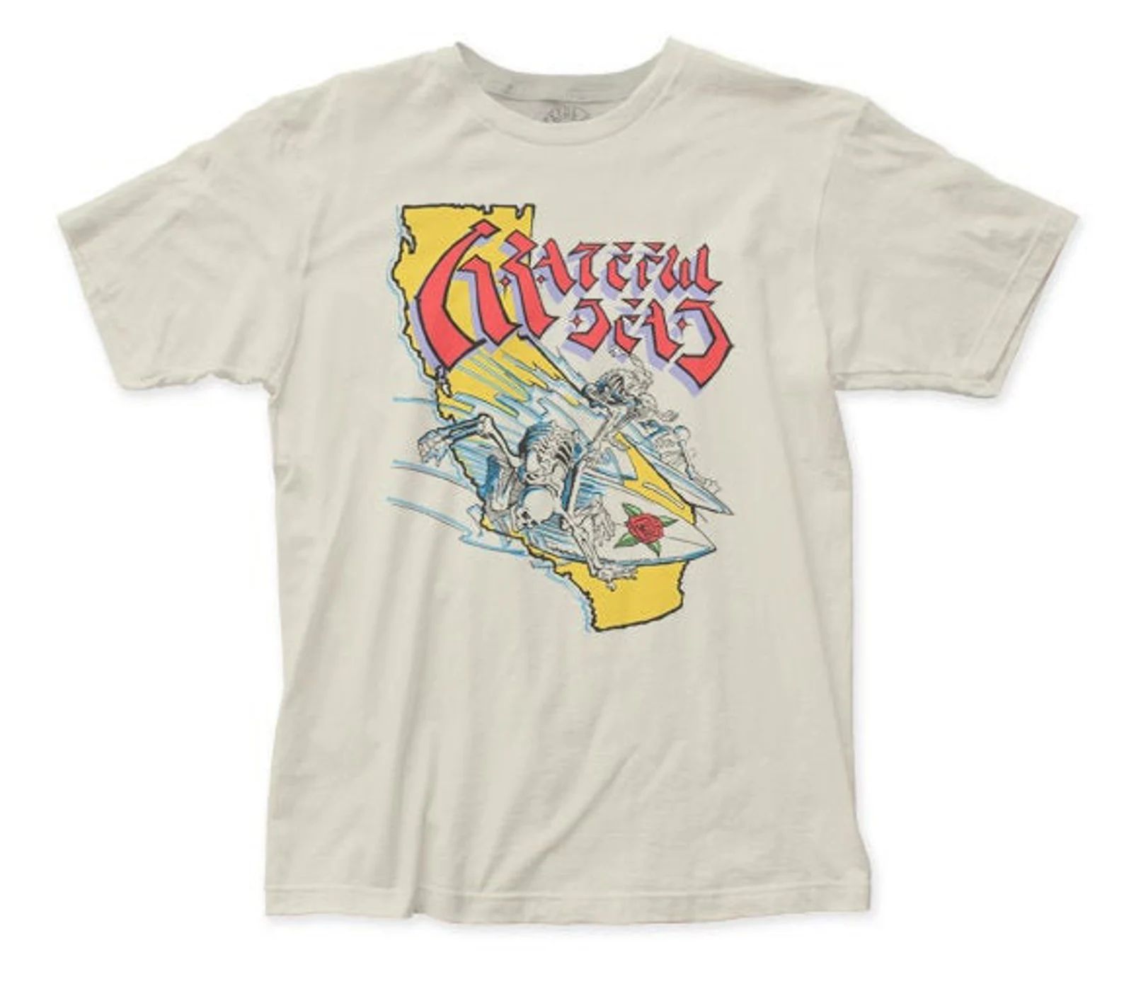Grateful Dead California Surf Shirt, Skeleton Surfer Tee | Rick Griffin, Psychedelic, Vintage Dea... | Etsy (US)