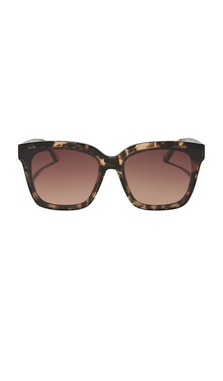 Meredith Ii Sunglasses in Espresso Tortoise & Brown Gradient | Revolve Clothing (Global)
