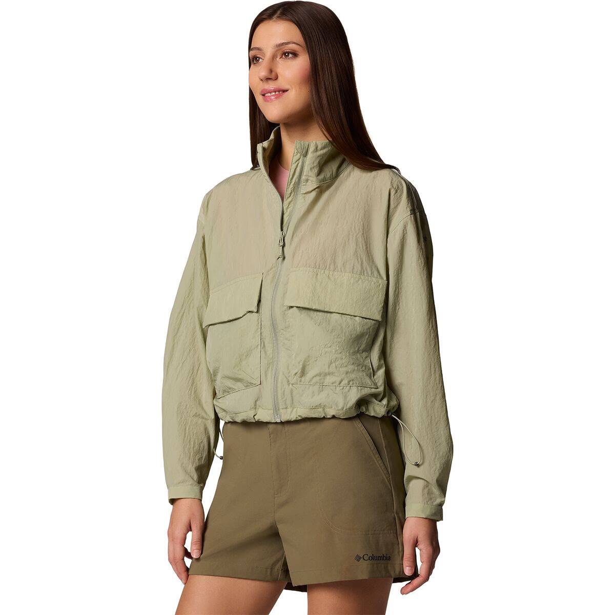 Columbia Paracutie Cropped Cargo Windbreaker - Women's | Backcountry