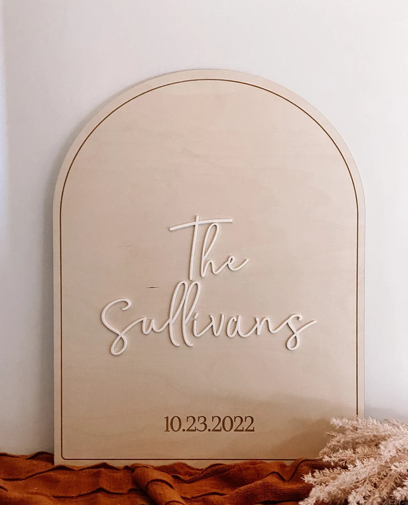 Wedding Guestbook Alternative  Wedding Guest Book  Last Name | Etsy | Etsy (US)