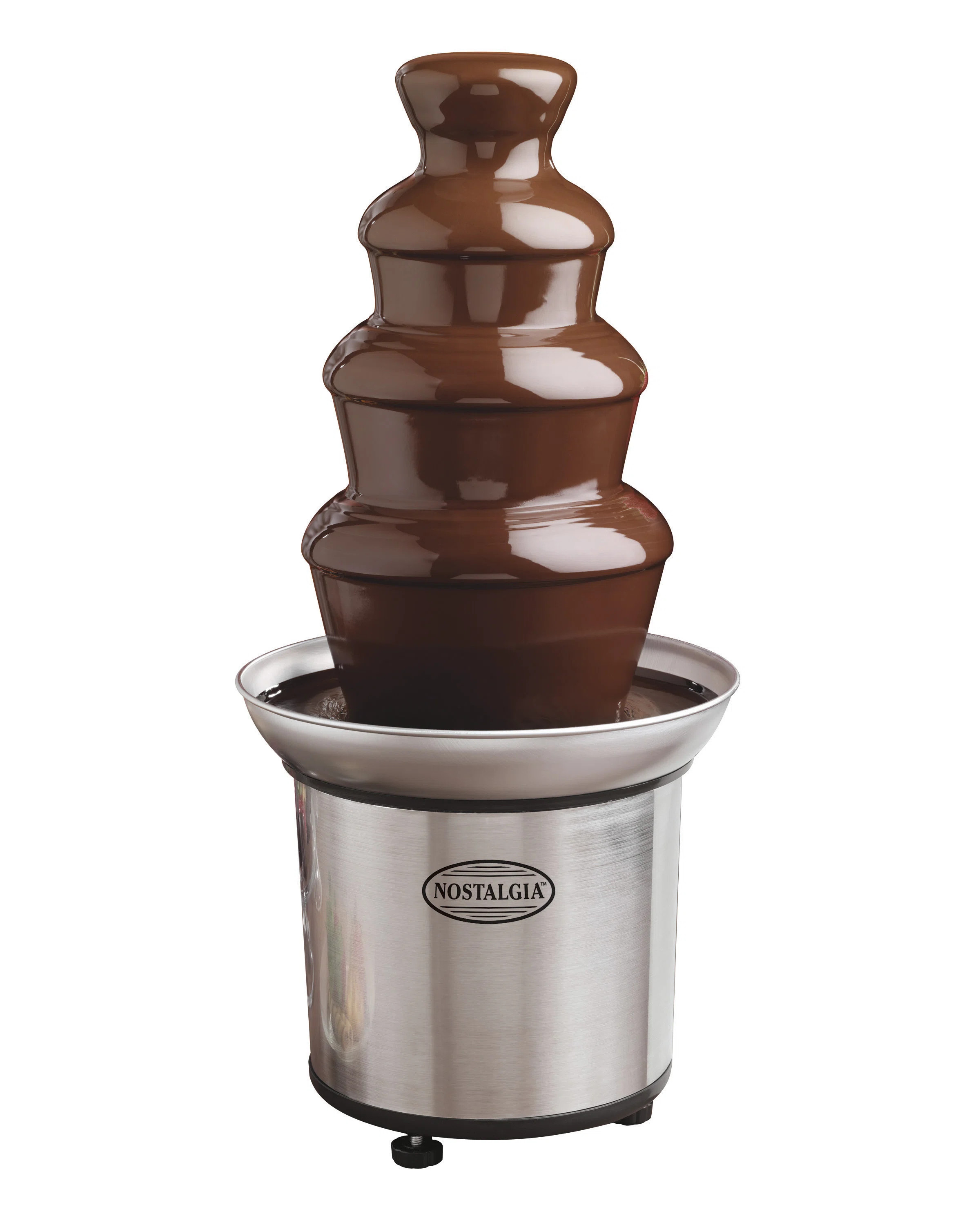Nostalgia Electric Chocolate Fondue Fountain, 32-Ounce, 4 Tier Set | Wayfair North America