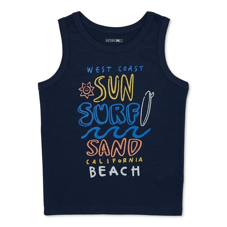 Garanimals Toddler Boy Graphic Tank Top, Sizes 18M-5T | Walmart (US)